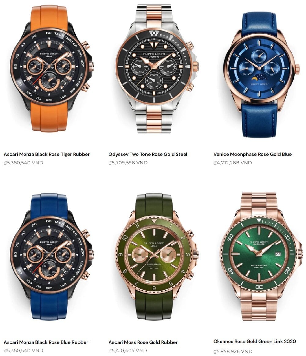 Lịch sử thương hiệu đồng hồ Filippo Loreti