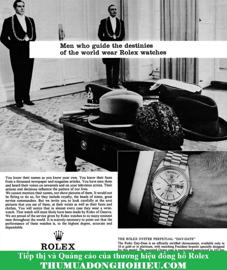 Tiếp thị và Quảng cáo của Rolex