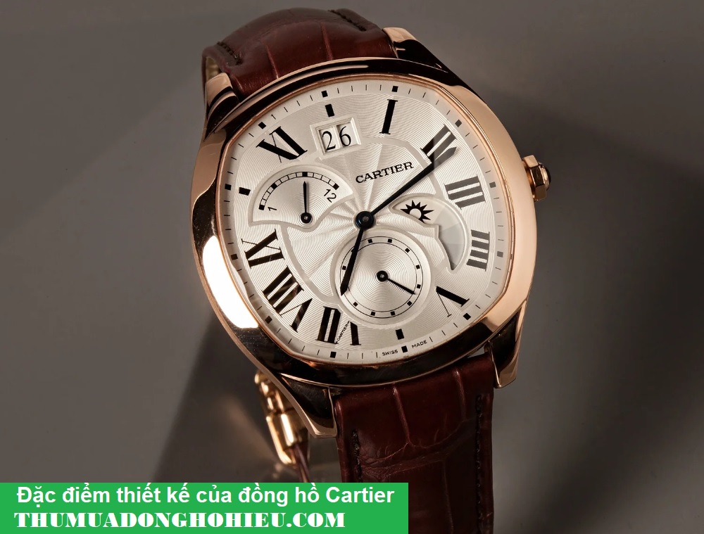 Đặc điểm thiết kế của đồng hồ Cartier