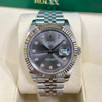 Đồng hồ Rolex Datejust 41 126334 Mặt xám Fullbox 2019