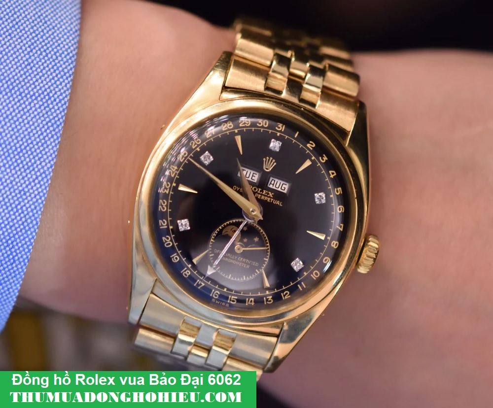 Đồng hồ Rolex 6062 Vua Bảo Đại