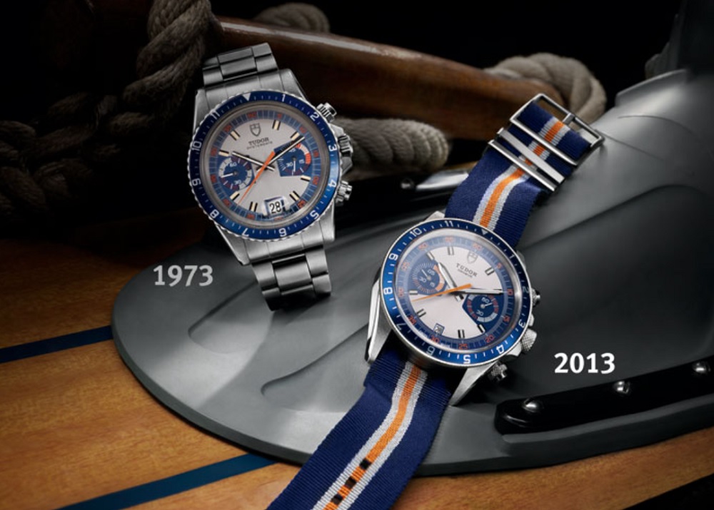 Đồng hồ TUDOR Heritage Chrono Blue năm 1973 và 2013