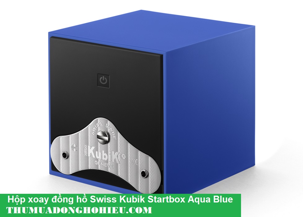 Hộp xoay đồng hồ Swiss Kubik Startbox Aqua Blue