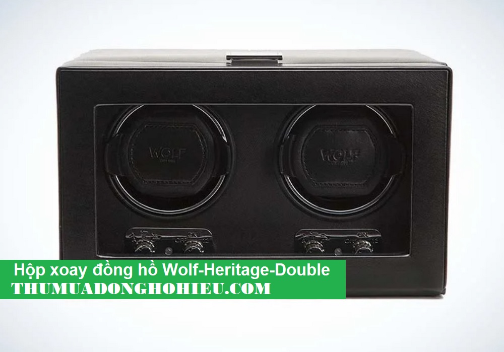 Hộp xoay đồng hồ Wolf Heritage Double