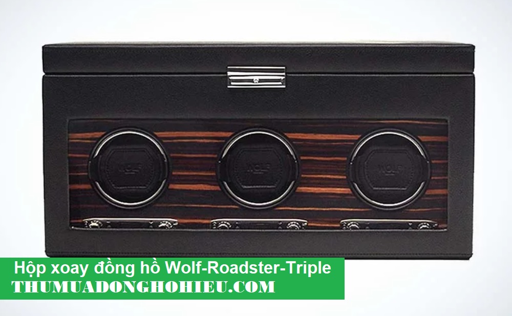 Hộp xoay đồng hồ Wolf Roadster Triple