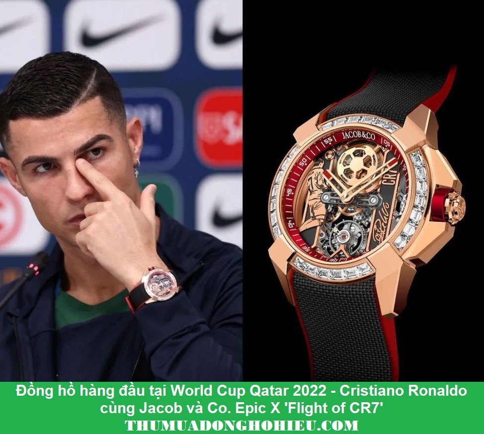Cristiano Ronaldo: Đồng hồ Jacob & Co. Epic X 'Flight of CR7'