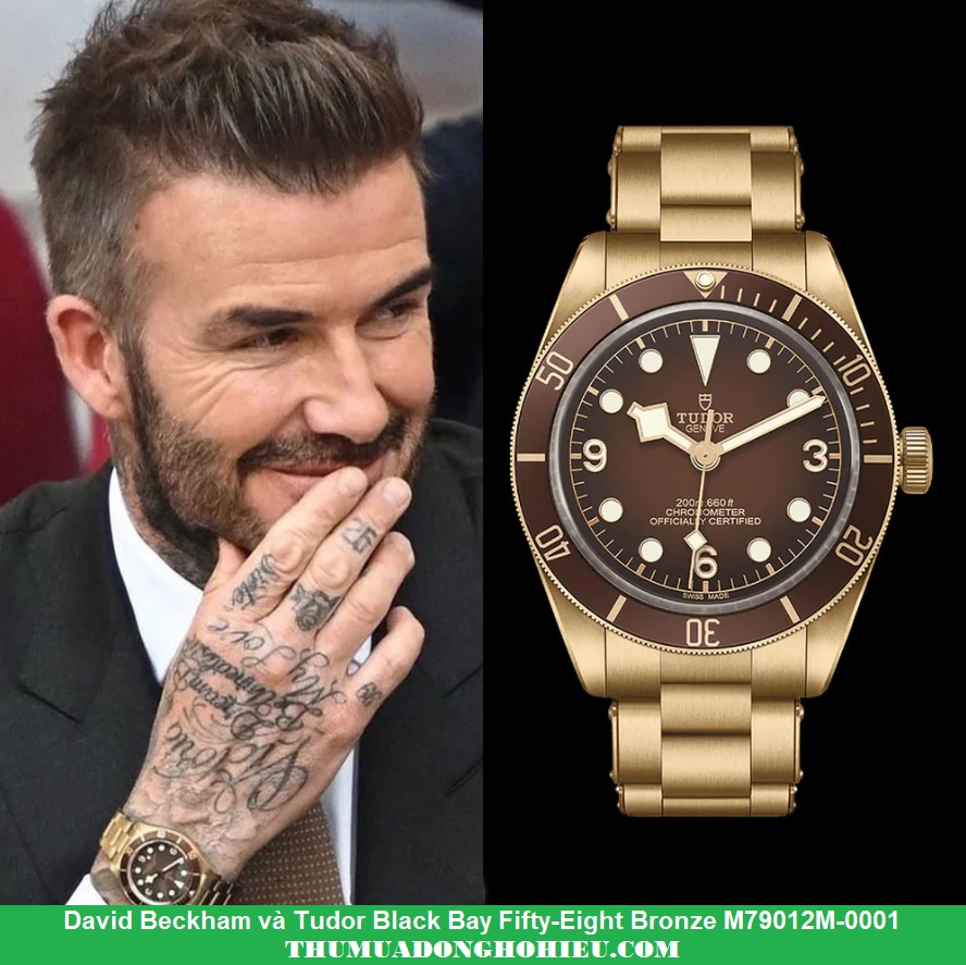 David Beckham: Đồng hồ Tudor Black Bay Fifty-Eight Bronze M79012M-0001