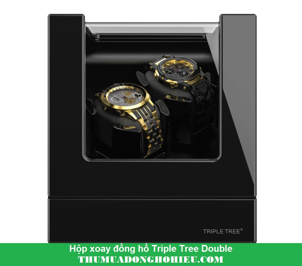 Hộp xoay đồng hồ Triple Tree Double