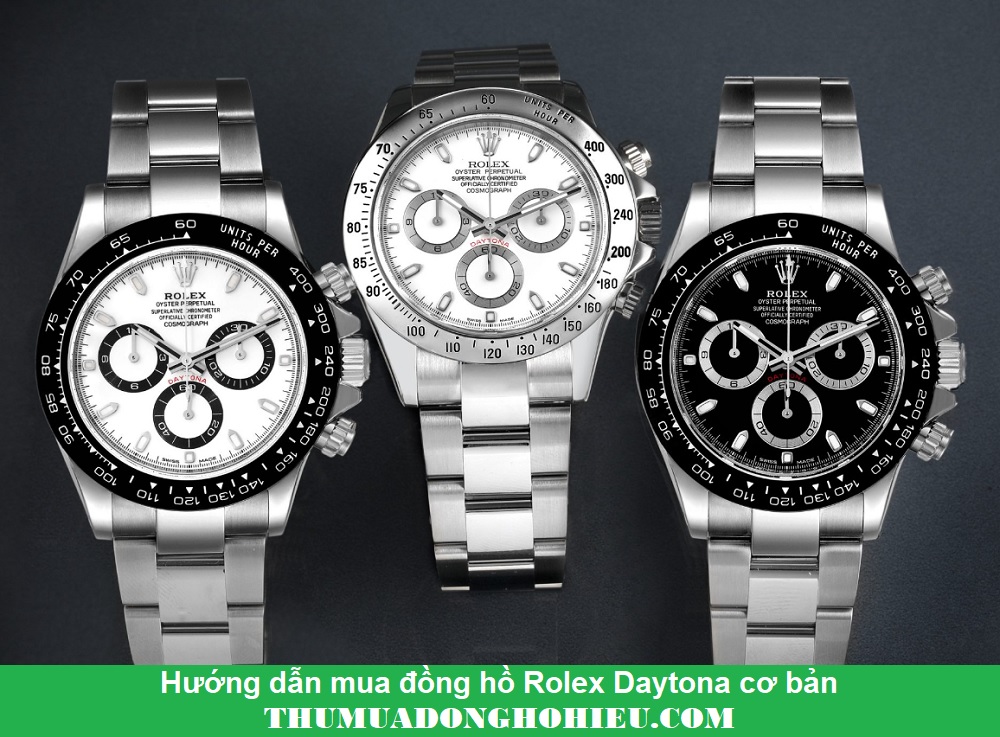 Hướng dẫn mua đồng hồ Rolex Daytona cơ bản