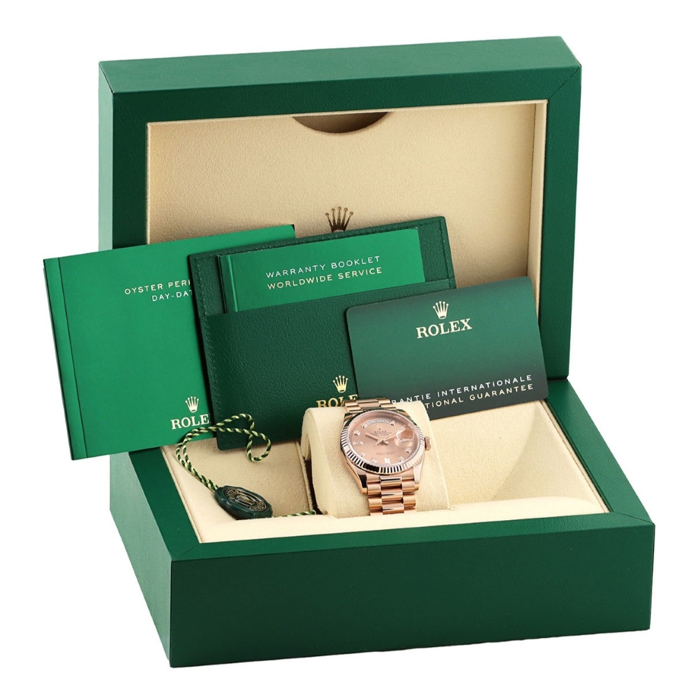 Đồng hồ Rolex Day-Date 36 128235 Vàng hồng nguyên khối