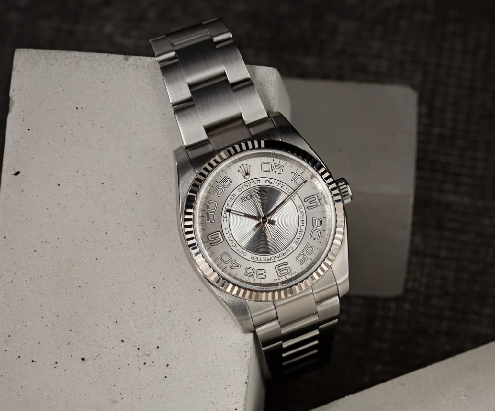 Rolex Oyster Perpetual 36mm với Bezel Fluted
