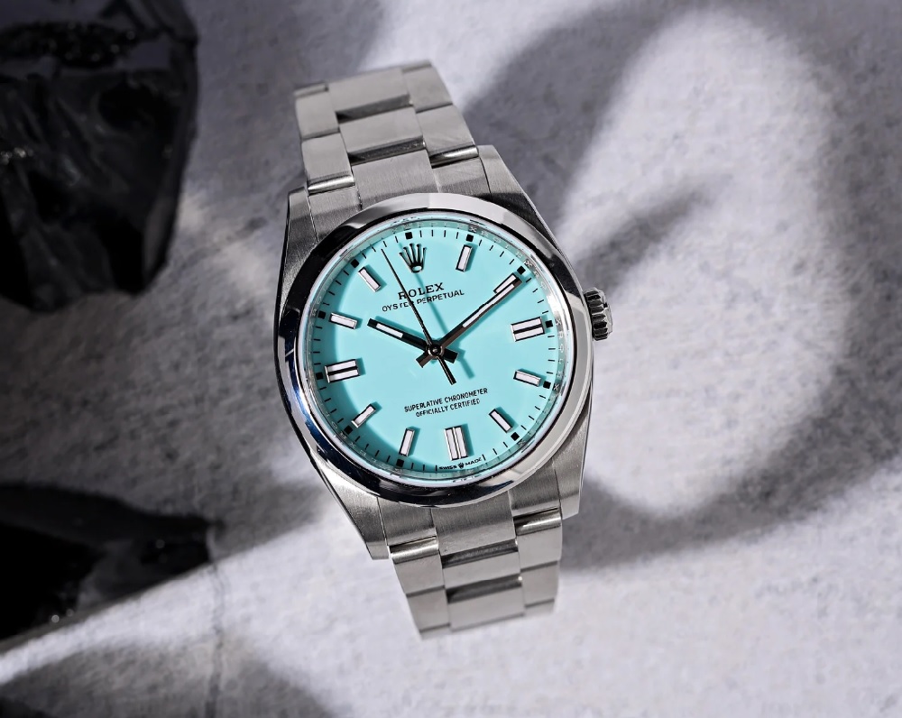 Rolex Oyster Perpetual 36mm Mặt xanh ngọc lam