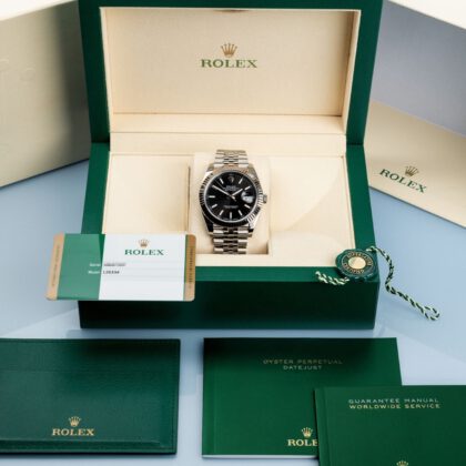 Đồng hồ Rolex Datejust 126334-0018 Mặt số màu đen