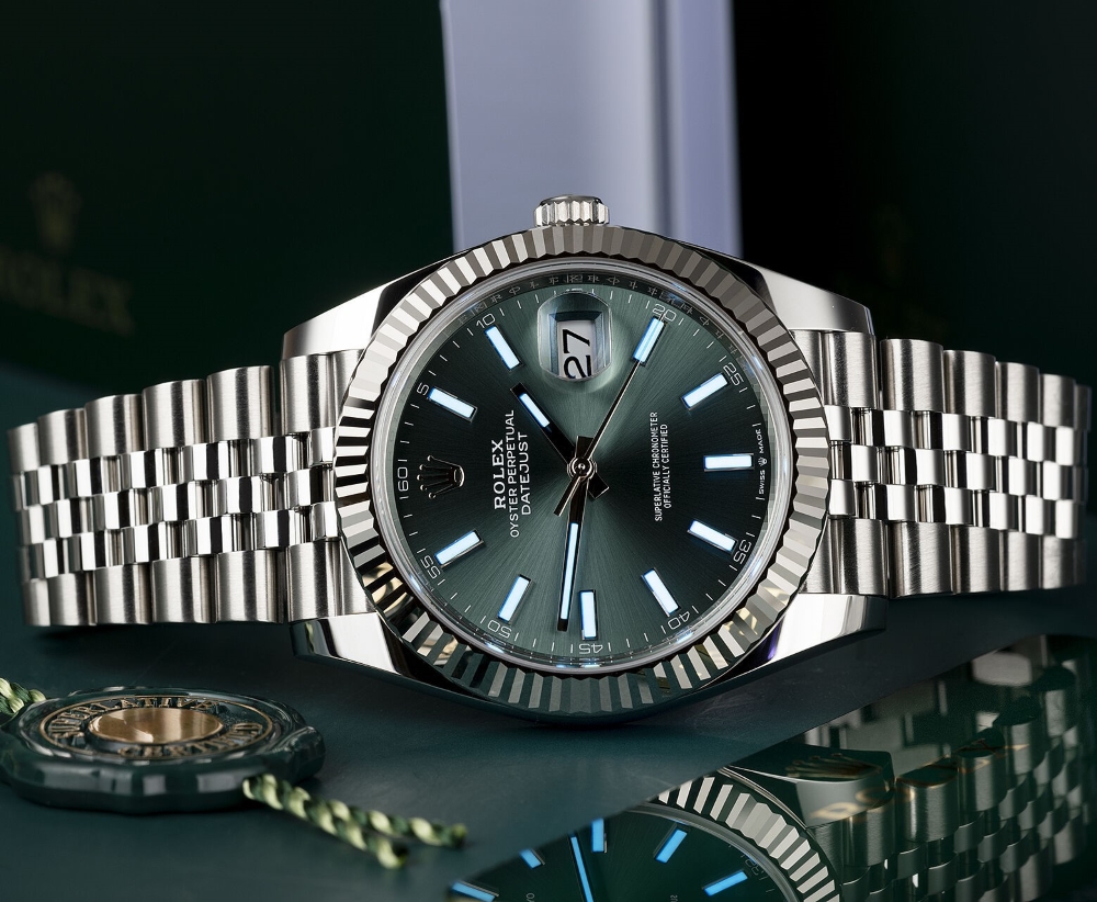 Đồng hồ Rolex Datejust 41 126334-0028 Mặt số Green