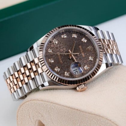 Đồng hồ Rolex Datejust 126231 - Mặt số Jubilee màu nâu