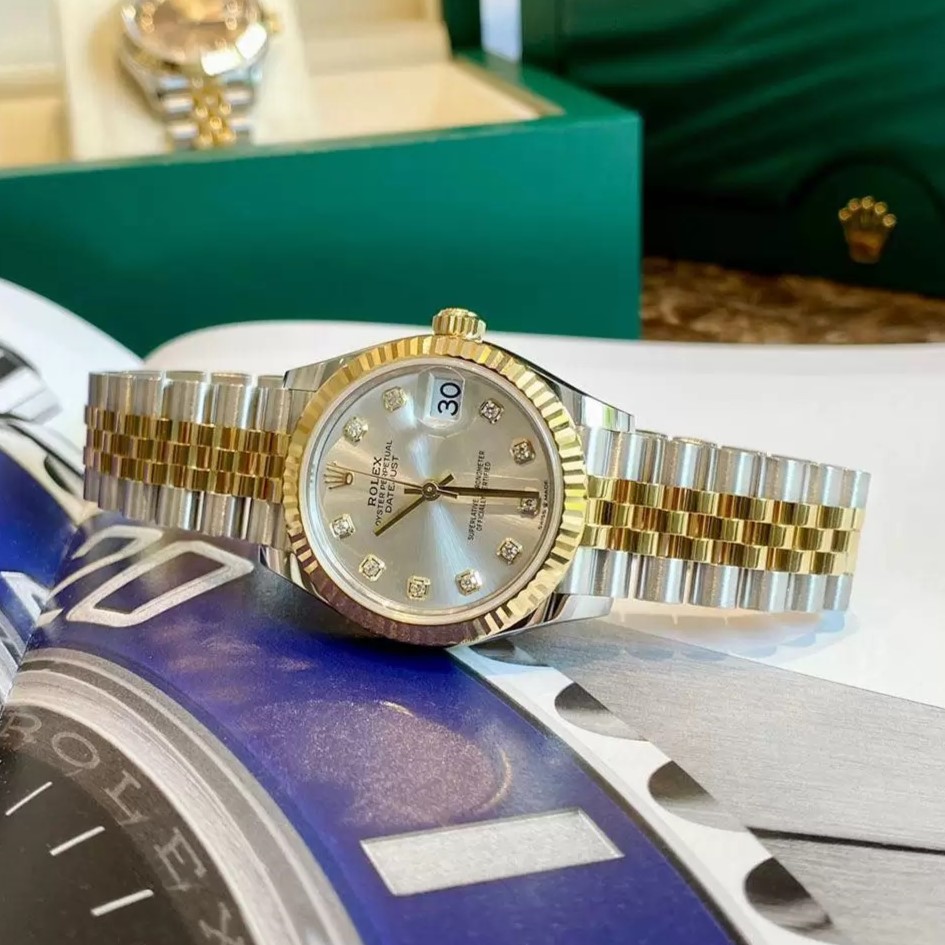 Đồng hồ Rolex Lady-Datejust 278273-0020 Mặt số màu Bạc