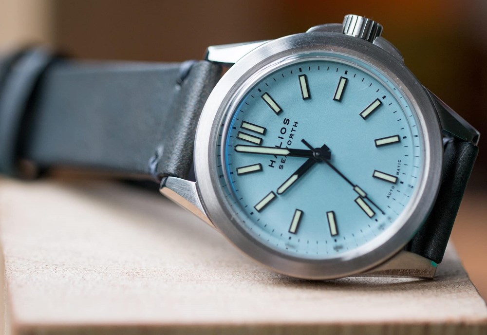 Đồng hồ Halios Seaforth Series IV "Pastel Blue"