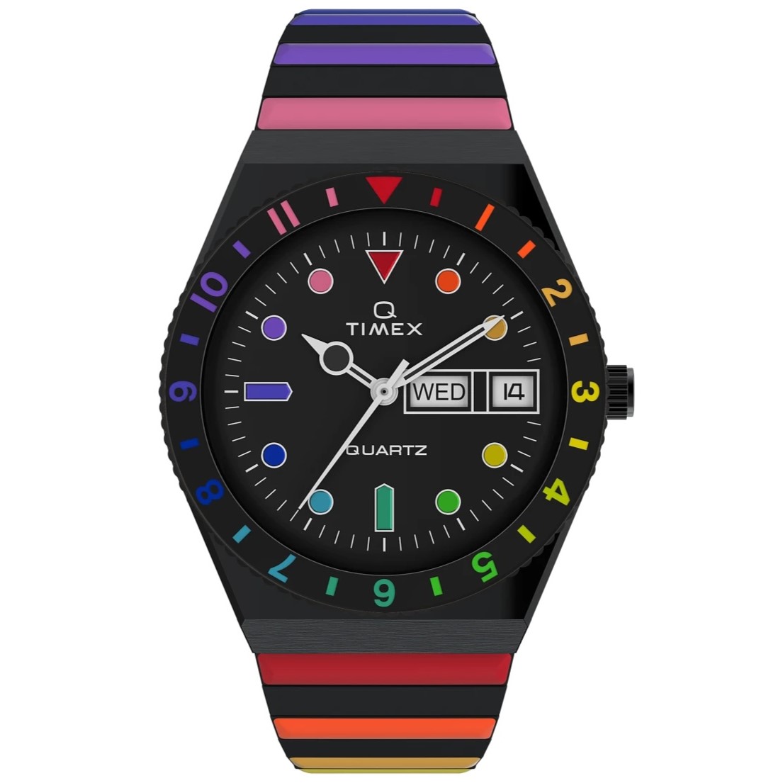 Đồng hồ Timex Q Rainbow TW2V66000D7PF