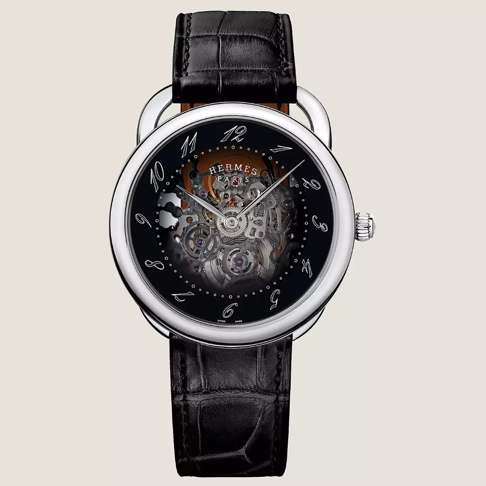 Đồng hồ Hermès Arceau Squelette W055537WW00