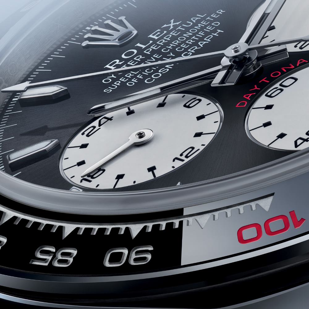 Đồng hồ Rolex Cosmograph Daytona 126529LN - Mặt số phụ 24 giờ ở vị trí 9 giờ