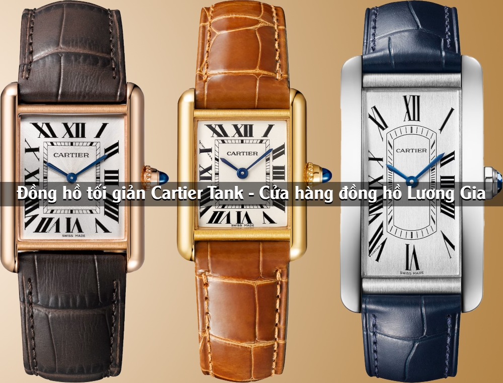 Cartier Tank: Biểu tượng tối giản dành cho phái đẹp