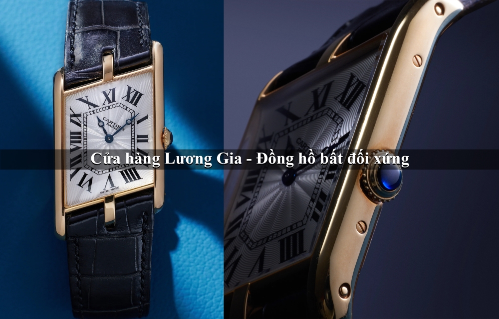 Đồng hồ bất đối xứng Cartier Asymetrique hiện đại