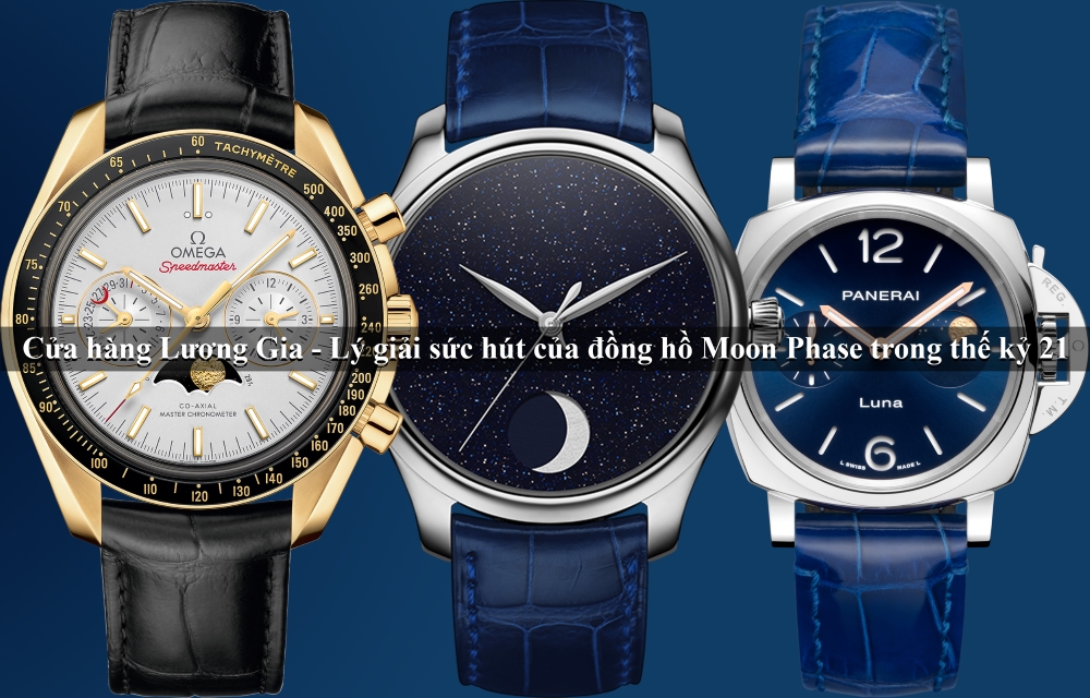 Sức hút vượt thời gian của đồng hồ Moon Phase