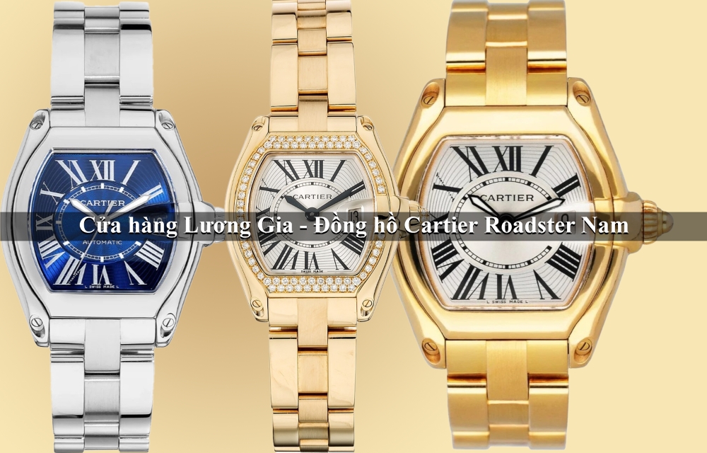 Cartier Roadster Nam: Tuyển chọn những mẫu đồng hồ ấn tượng