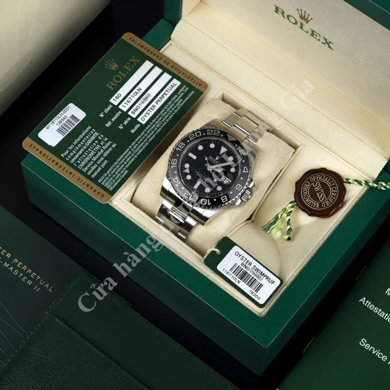 Đồng hồ Rolex GMT-Master II 116710LN - Bezel Cerachrom