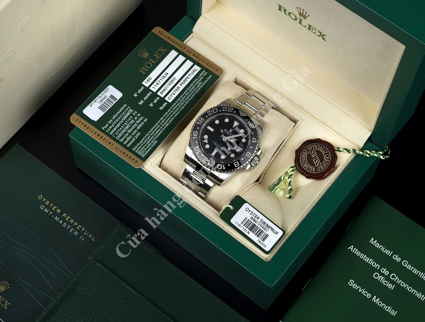 Đồng hồ Rolex GMT-Master II 116710LN - Bezel Cerachrom