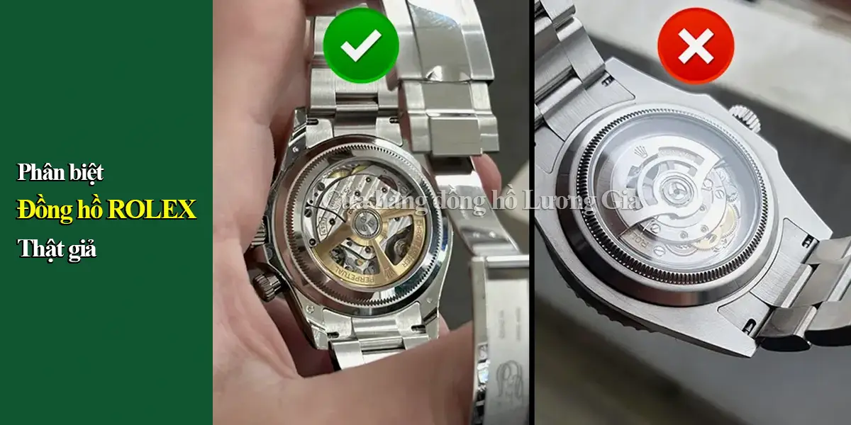 Nắp Lưng đồng hồ Rolex