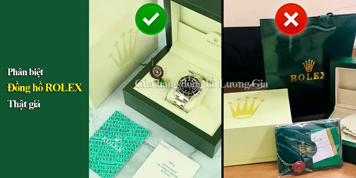 Hộp & Giấy Tờ đồng hồ Rolex