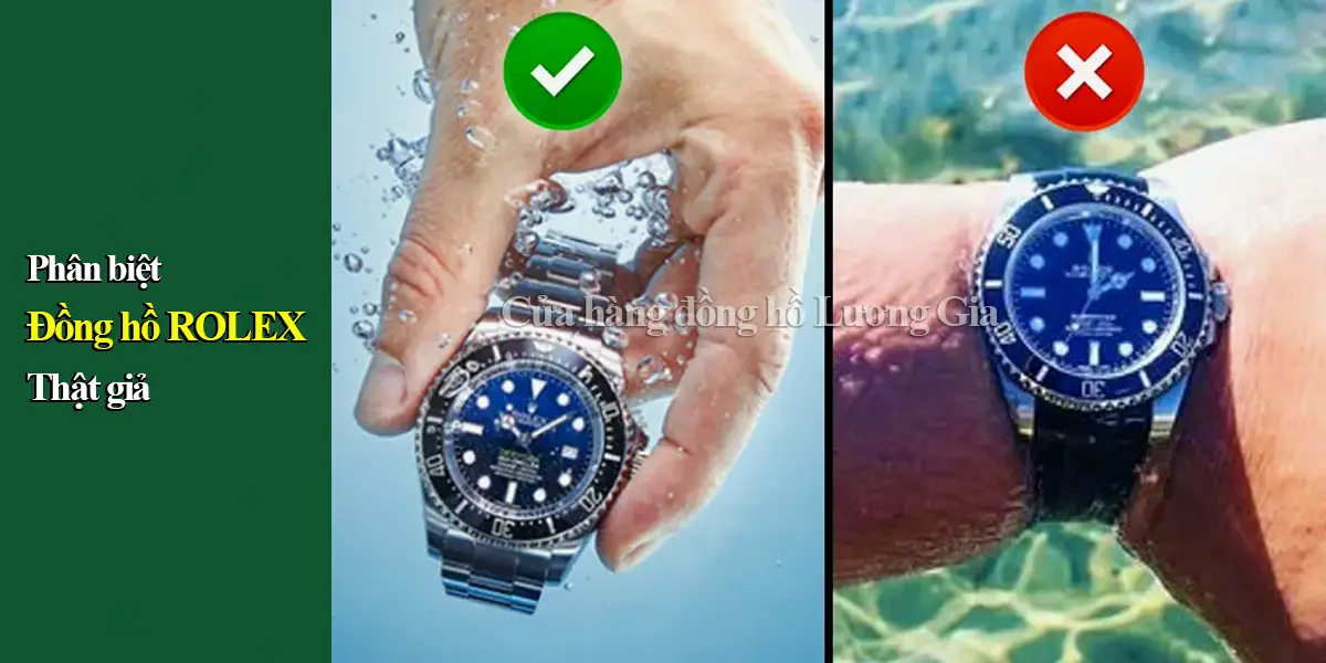 Khả Năng Chống Nước đồng hồ Rolex