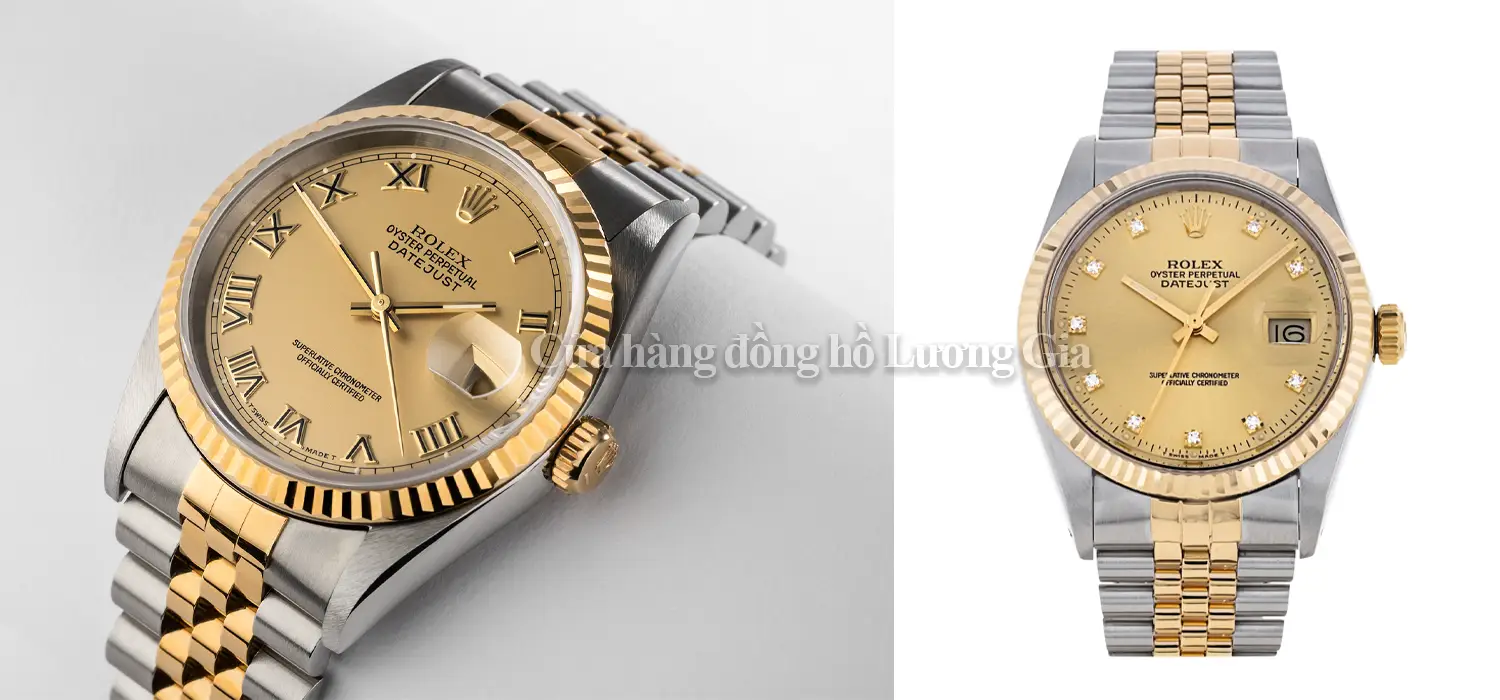 So Sánh Cận Cảnh: Rolex Datejust 16233 vs 16013