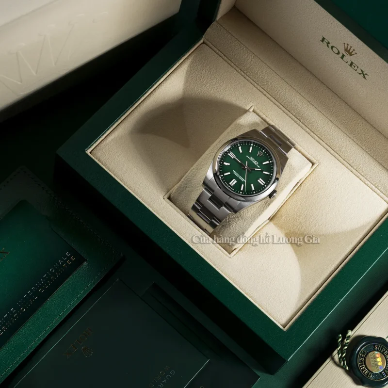 Đồng hồ Rolex Oyster Perpetual 124300 Stella Green