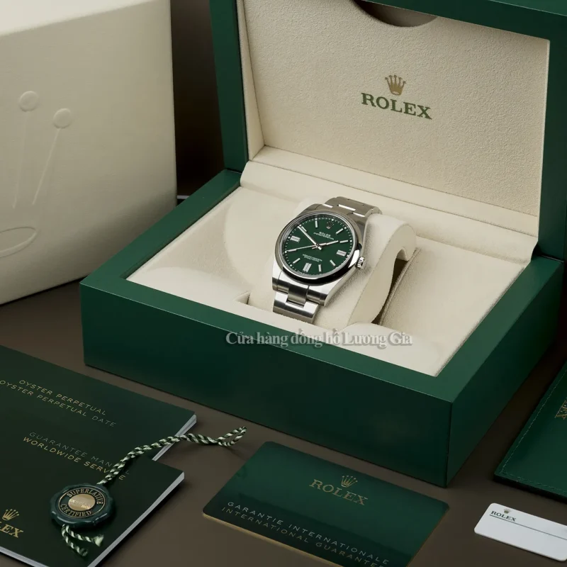 Đồng hồ Rolex Oyster Perpetual 124300 Stella Green