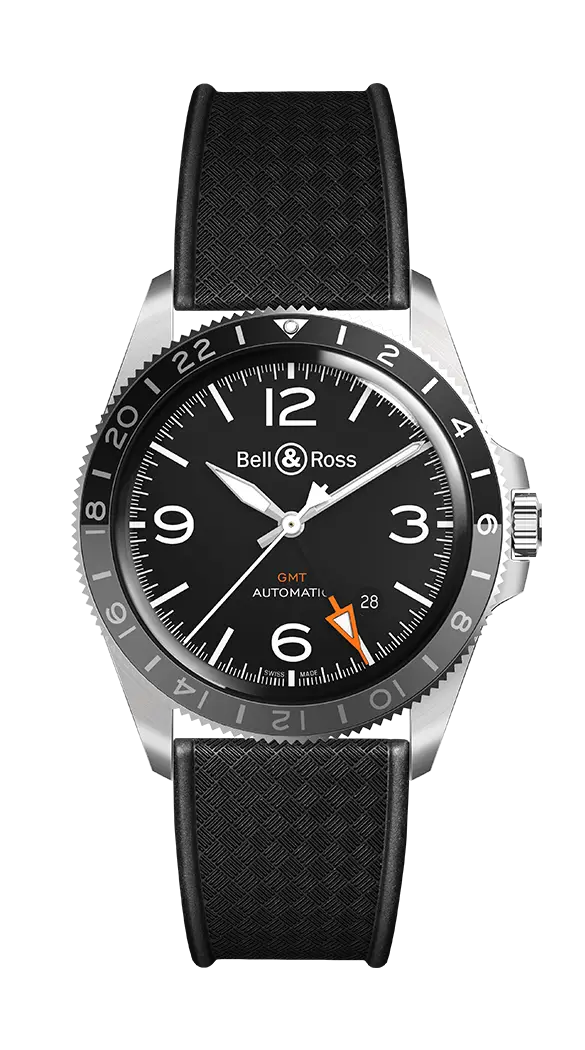 Bell & Ross BR V2-93 GMT - Đồng Hồ GMT Phong Cách Phi Công