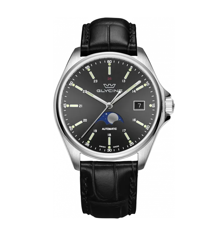 Đồng hồ Glycine Combat 6 Classic Moonphase Automatic