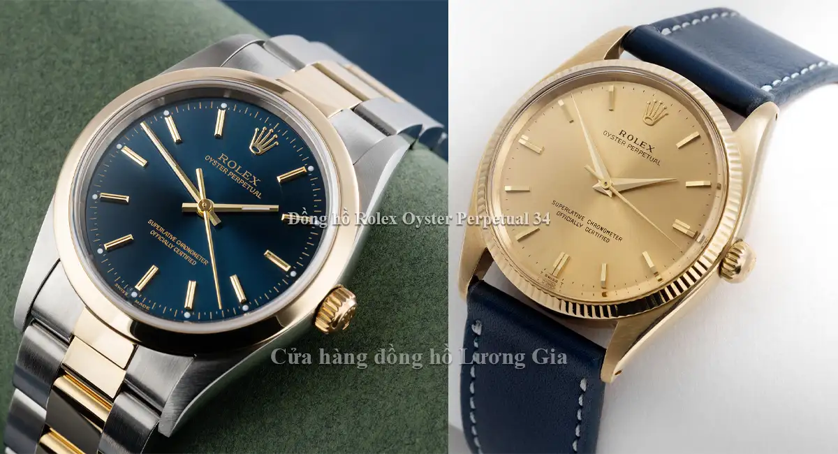 Đồng hồ Rolex Oyster Perpetual 34: Tinh tế, Đẳng cấp và Đa năng