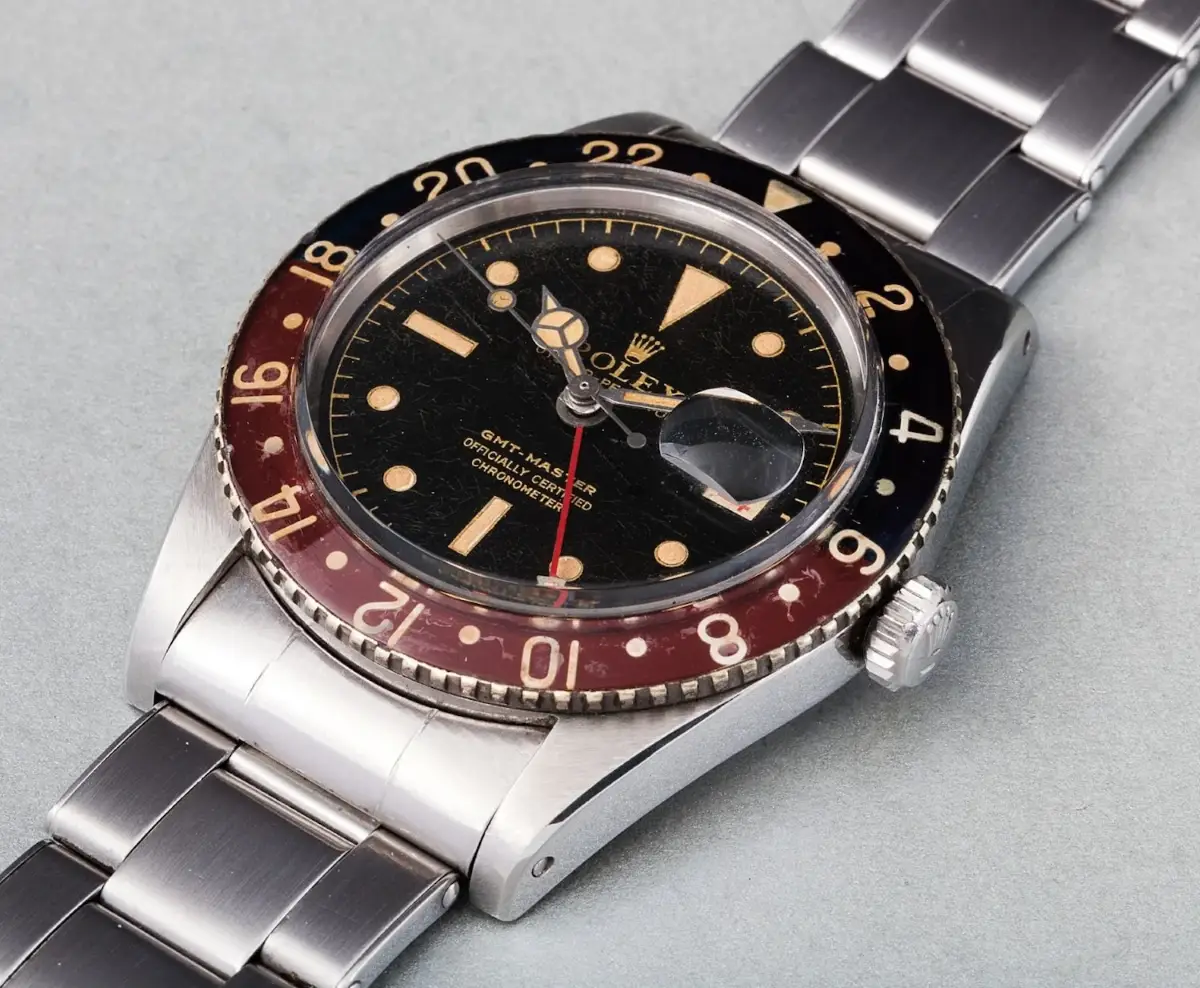 Đồng hồ Rolex GMT-Master 6542 với vành bezel Bakelite