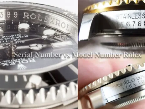 Hướng dẫn tim Serial Number vs Model Number Rolex