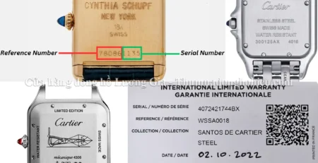 Kiểm tra Seri Đồng Hồ Cartier: Cách Kiểm Tra & Phân Biệt Thật Giả