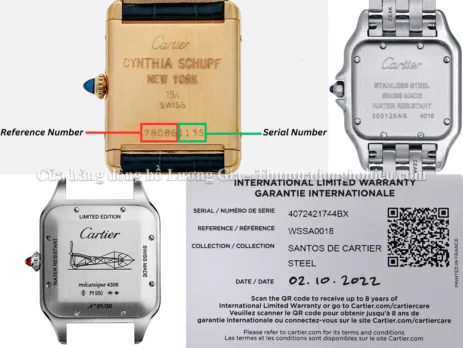Kiểm tra Seri Đồng Hồ Cartier: Cách Kiểm Tra & Phân Biệt Thật Giả