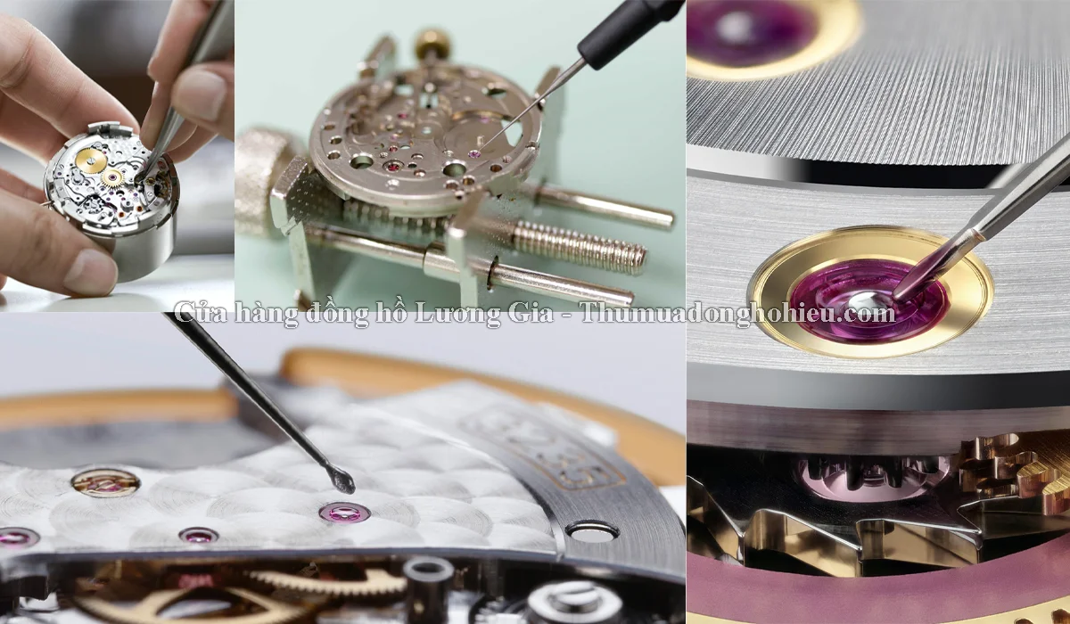 Khám Phá Quy Trình Lau Dầu 9 Bước Chuẩn Thụy Sỹ Tại Cửa Hàng Đồng Hồ Lương Gia